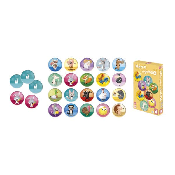 Janod Spel Memory Rigolooo +3jr 3700217327361 - 112736 - (2)
