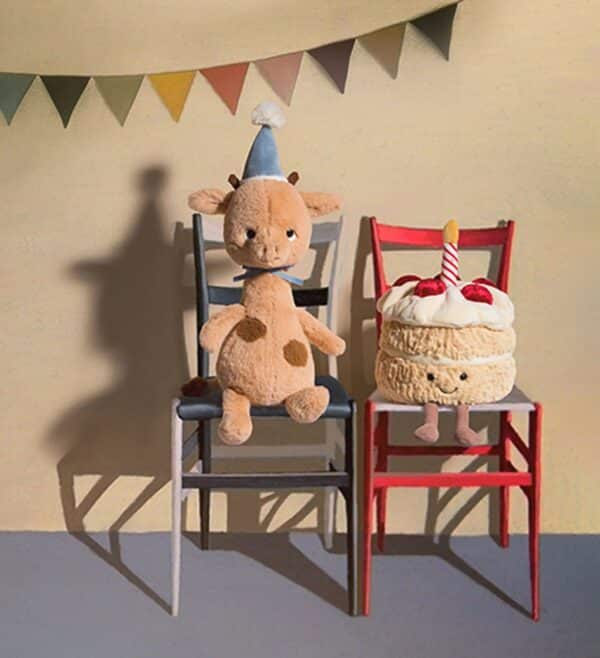 Jellycat Amuseable Knuffel Verjaardagstaart - Birthday Cake Grasonderjevoeten.nl