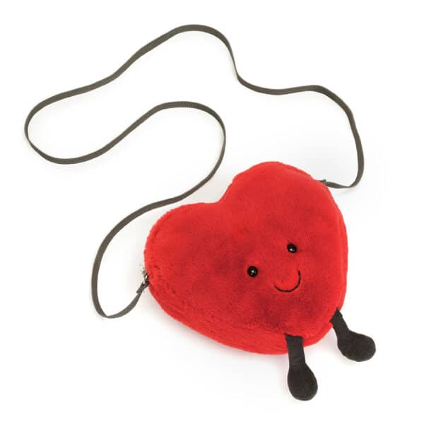 Jellycat Amuseables Hart Rood Heart Bag - Afbeelding 4