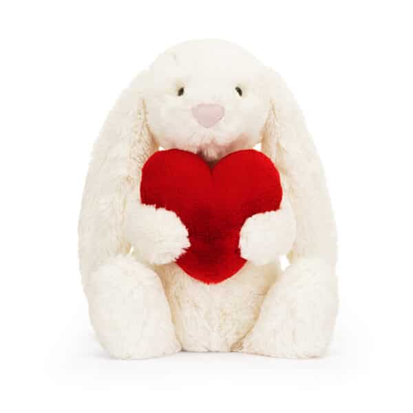 Jellycat Bashful Knuffel Konijn Red Love Heart Bunny Medium 670983158953