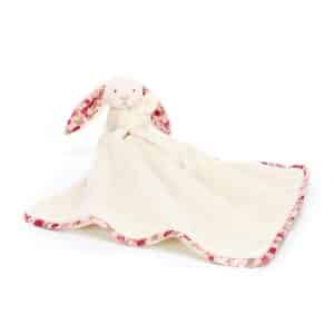 Jellycat Bashful Knuffeldoek Soother Konijn Bunny Blossom Cream Bunny Berry 670983160895