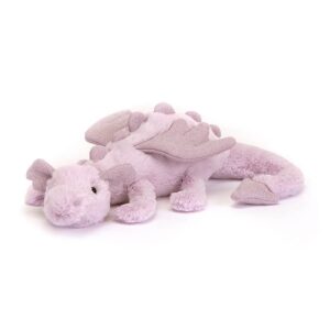 Jellycat Knuffel Draak Lavender Dragon Little 670983141375 - LAV6DDL (1)