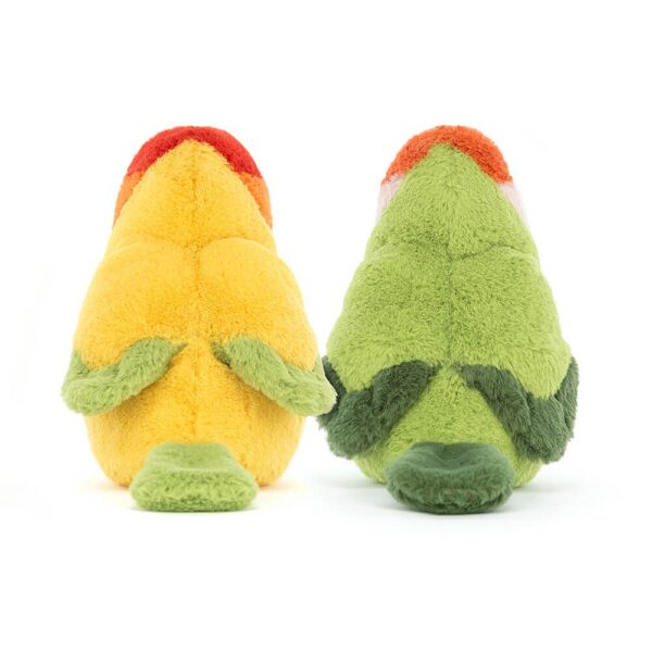 cJellycat Knuffel Vogel Lovebirds - A pair of Lovely Lovebirds - LOV3B (3)