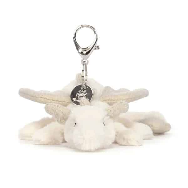 Jellycat Sleutelhanger Draak Snow Dragon Charm 670983150216 (2)