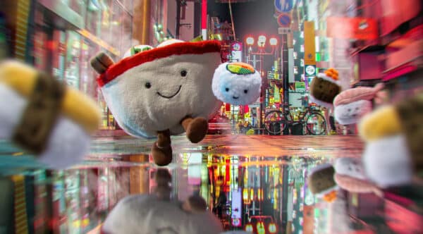 Jellycat Sushi Sassy Knuffels bij Grasonderjevoeten.nl