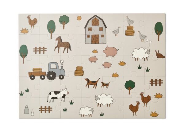 Jimmie Puzzle_LW17915_1945_ Liewood Puzzel Jimmy Farm 5715493245337 (5)