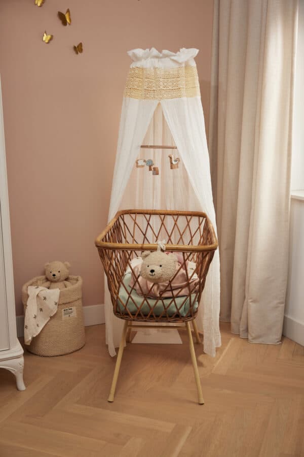 Jollein Baby Wieg Sluier Boho Lace Ivory (1)