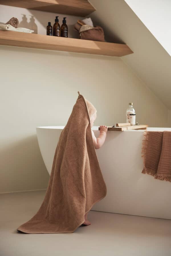Jollein Badcape badstof - Biscuit - 534-514-00103 - 8717329368590 (2)