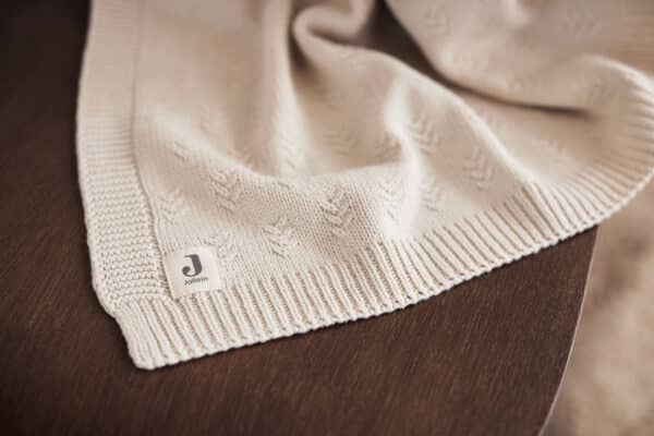 Jollein Grain Knit wieg en ledikant dekens bij Grasonderjevoeten (2)