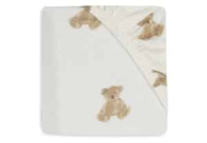 Jollein Hoeslaken Ledikant Jersey Teddy Bear (60x120 cm) 511-507-66095 - 8717329369429 (1)