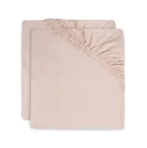 Jollein Hoeslaken Ledikant Jersey Wild Rose (60x120cm) (set van 2) 8717329376489