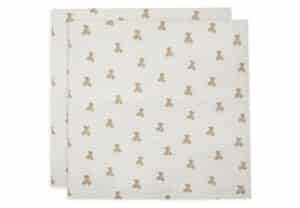 Jollein Hydrofiele Doek Large Teddy Bear (set van 2) - 535-852-66095 - 8717329369436 (1)