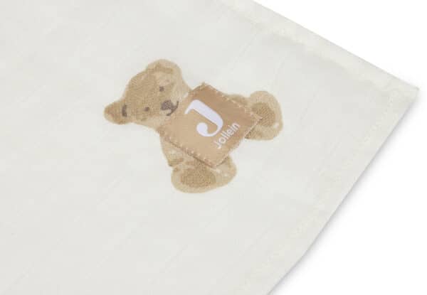 Jollein Hydrofiele Doek Large Teddy Bear (set van 2) - 535-852-66095 - 8717329369436 (2)