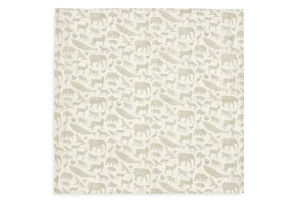 Jollein Hydrofiele Doeken Small Animals Olive Green (set van 3) 8717329376984 - 535-851-67043 (1)
