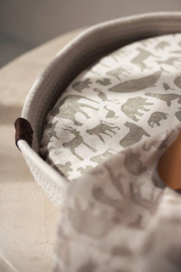 Jollein Hydrofiele Doeken Small Animals Olive Green (set van 3) 8717329376984 - 535-851-67043 (5)