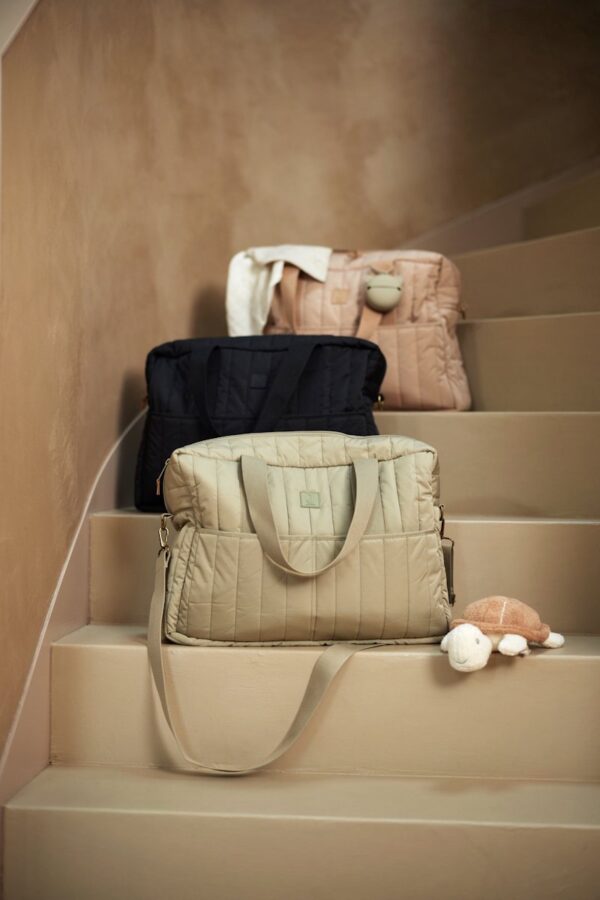 Jollein Luiertas Puffed Bag Moos Zwart 8717329381261 (4)