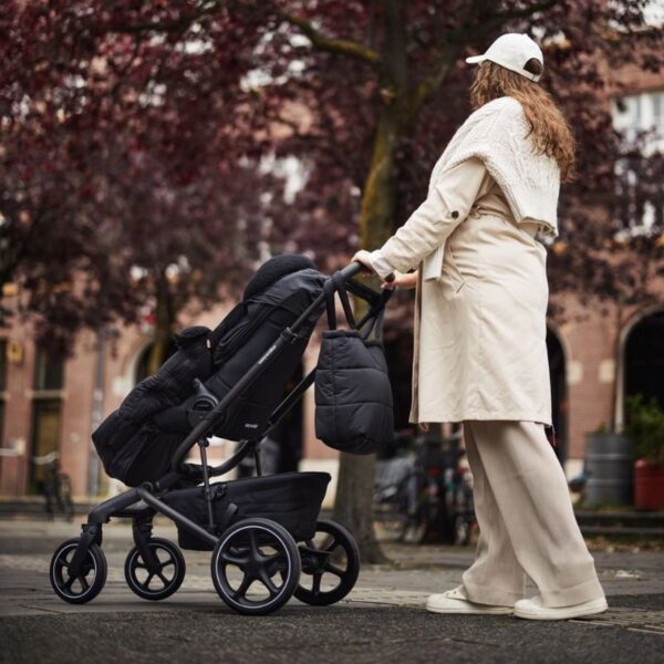 Jollein Luiertas Puffed Bag Tara - Zwart 8717329378674 (8)
