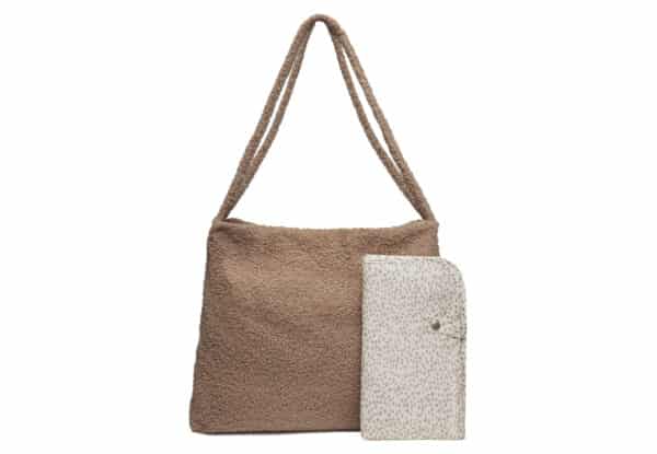 Jollein Luiertas Shopper Boucle - Biscuit - 027-819-66067 - 8717329373563 (1)