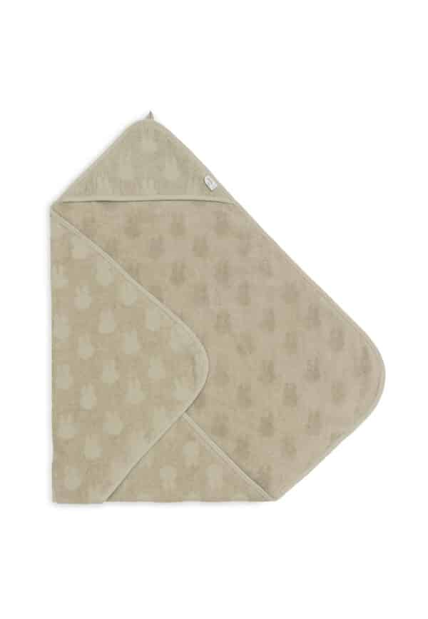 Jollein-Nijntje 8717329380530 534-514-67087 Jollein Badcape Badstof Nijntje Miffy Jacquard Olive Green (6)