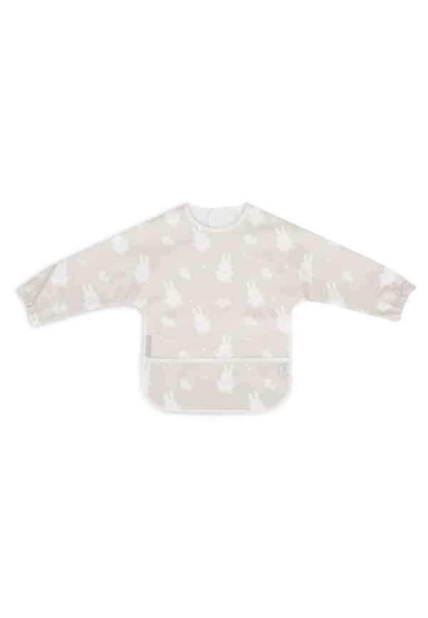 Jollein Slab Waterproof met Mouw Nijntje Miffy & Snuffy Nougat 8717329378858 (1)