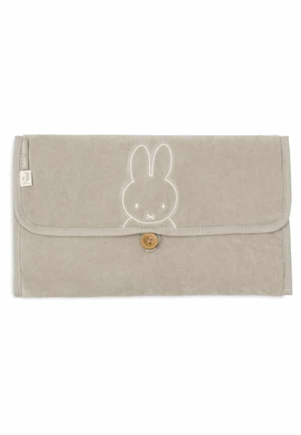 Jollein Verschoningsmatje Badstof Nijntje Miffy Olive Green 8717329381100 (1)