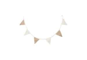 Jollein Vlaggenlijn - Biscuit Ivory 8717329373815