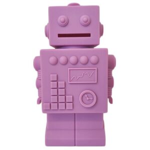 KG Design Spaarpot Robot - Lila Paars 7350044233197