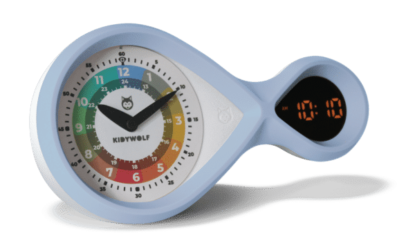 Kidywolf KidyAlarm Educatieve Klok en Wekker Blauw 5407009180354