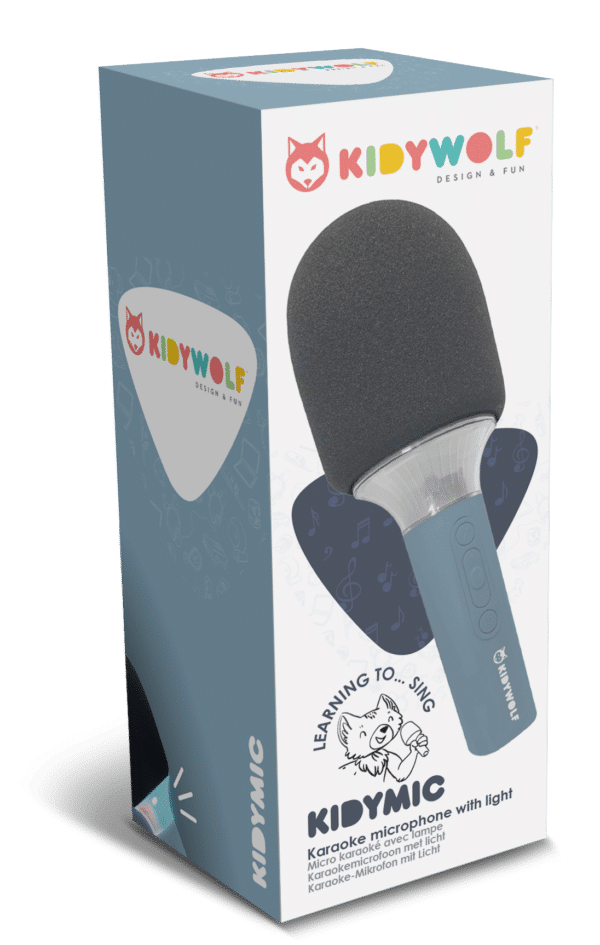 Kidywolf Kidymic Karaoke Microfoon Blauw 5407009181245