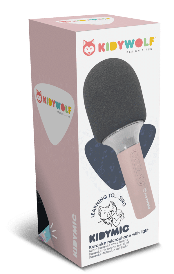 Kidywolf Kidymic Karaoke Microfoon Roze 5407009181252