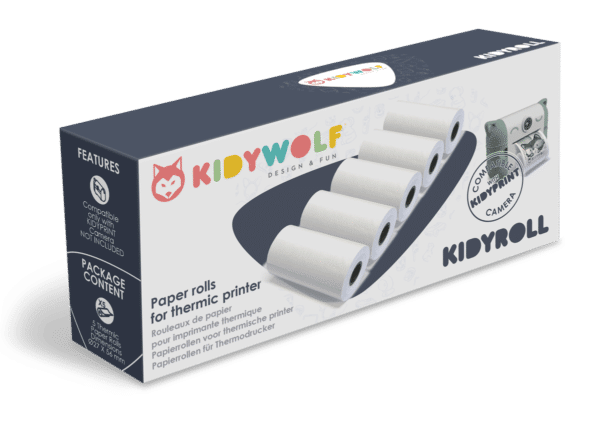 Kidywolf Kidyroll Fotopapier voor Kidyprint 5 rollen 5407009181351