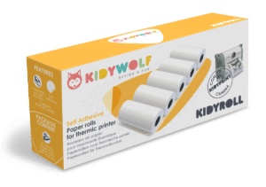 Kidywolf Kidyroll Zelfklevend Fotopapier voor Kidyprint 5 rollen 5407009181351