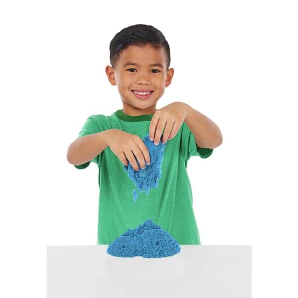 Kinetic Sand Zandbak met Blauw Kinetisch Zand en Accessoires 0778988404935 (5)
