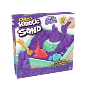 Kinetic Sand Zandbak met Paars Kinetisch Zand en Accessoires 0778988404928