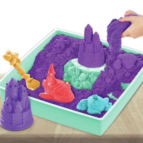 Kinetic Sand Zandbak met Paars Kinetisch Zand en Accessoires 0778988404928