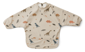 Liewood Slab met Mouwen Merle - Dino Dark Sandy Mix - MERLE CAPE BIB_LW12359_9708 Dino dark sandy mix_3-21_Fornt (1)
