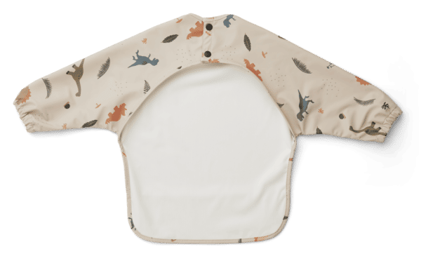 Liewood Slab met Mouwen Merle - Dino Dark Sandy Mix - MERLE CAPE BIB_LW12359_9708 Dino dark sandy mix_3-21_Fornt (2)