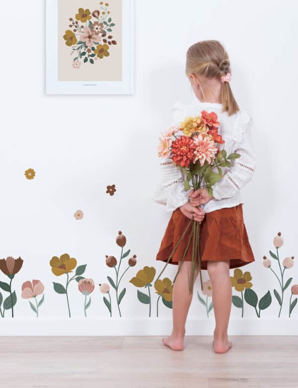 Lilipinso Capucine Behang, muurstickers, posters en vloerkleden - Grasonderjevoeten.nl - 2
