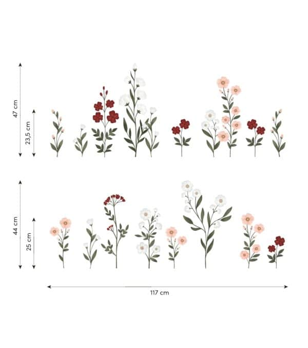 Lilipinso Eden Muursticker XL Big Flowers 3700412477960
