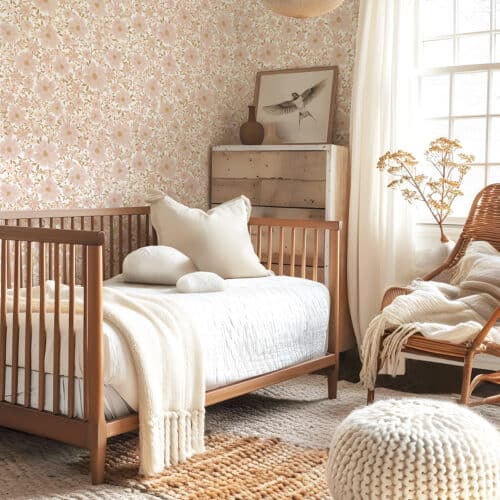 Lilipinso Eleonore Behangstaal Flowers White 3700412477724