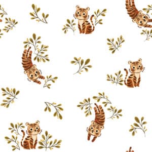 Lilipinso Felidae Behang Cute Tiger Tijgertjes H0738 - (1)