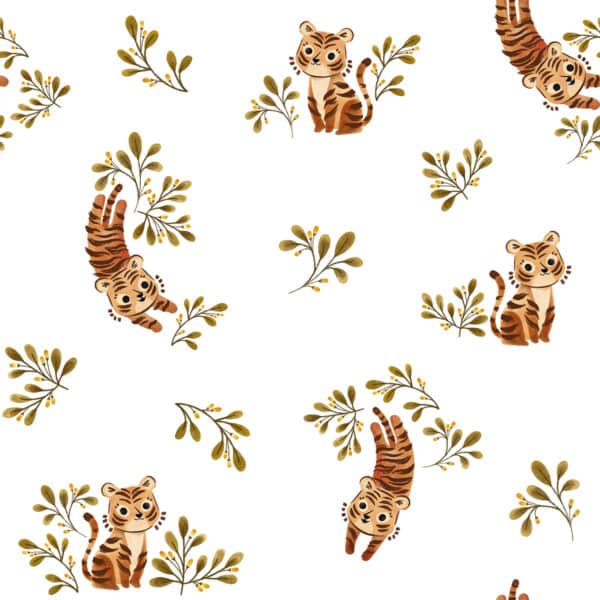 Lilipinso Felidae Behang Cute Tiger Tijgertjes H0738 - (1)