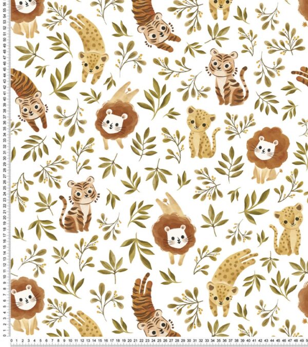 Lilipinso Felidae Behang Jungle Trio Tijger Leeuw en Cheetah H0734 - (4)