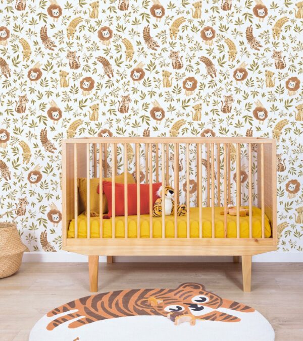 Lilipinso Felidae Behang Jungle Trio Tijger Leeuw en Cheetah H0734 - (7)