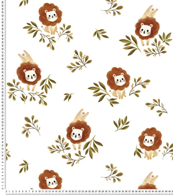 Lilipinso Felidae Behang Tiny Lion Leeuwen H0739 - (3)