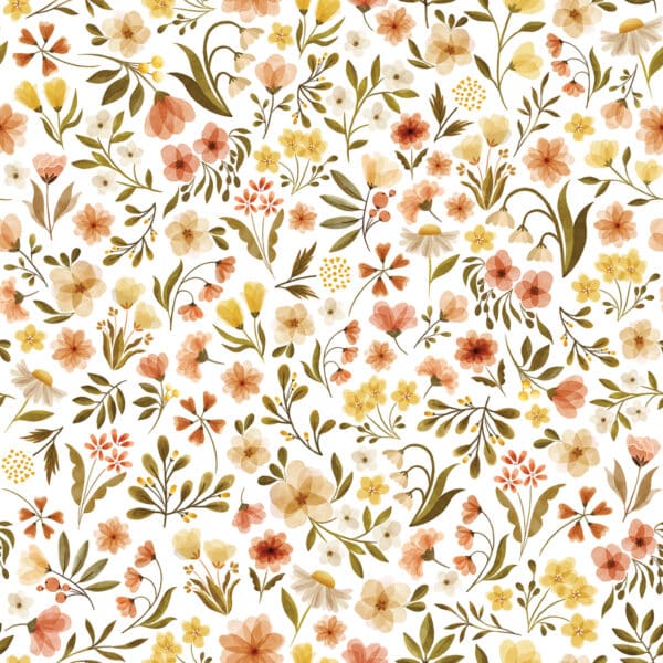 Lilipinso Felidae Behangstaal - Vintage Flowers