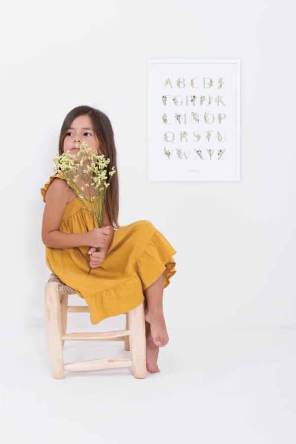 Lilipinso Mademoiselle Poster - Floral ABC - P0336_01 (3)