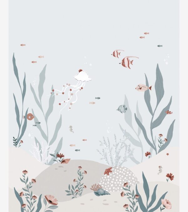 Lilipinso Ocean Field Behangpaneel - Under the Sea bij Grasonderjevoeten.nl H0733 (8)