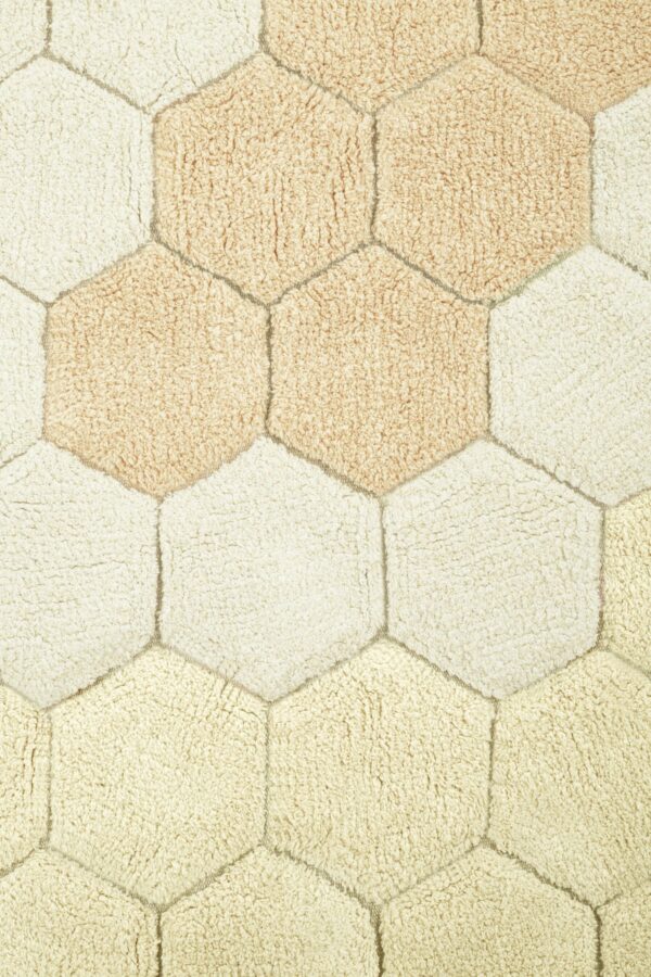 Lorena Canals Planet Bee Vloerkleed Honeycomb Golden (2)