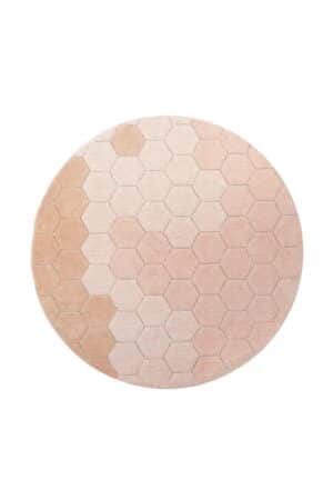 Lorena Canals Planet Bee Vloerkleed Honeycomb Rose (1)